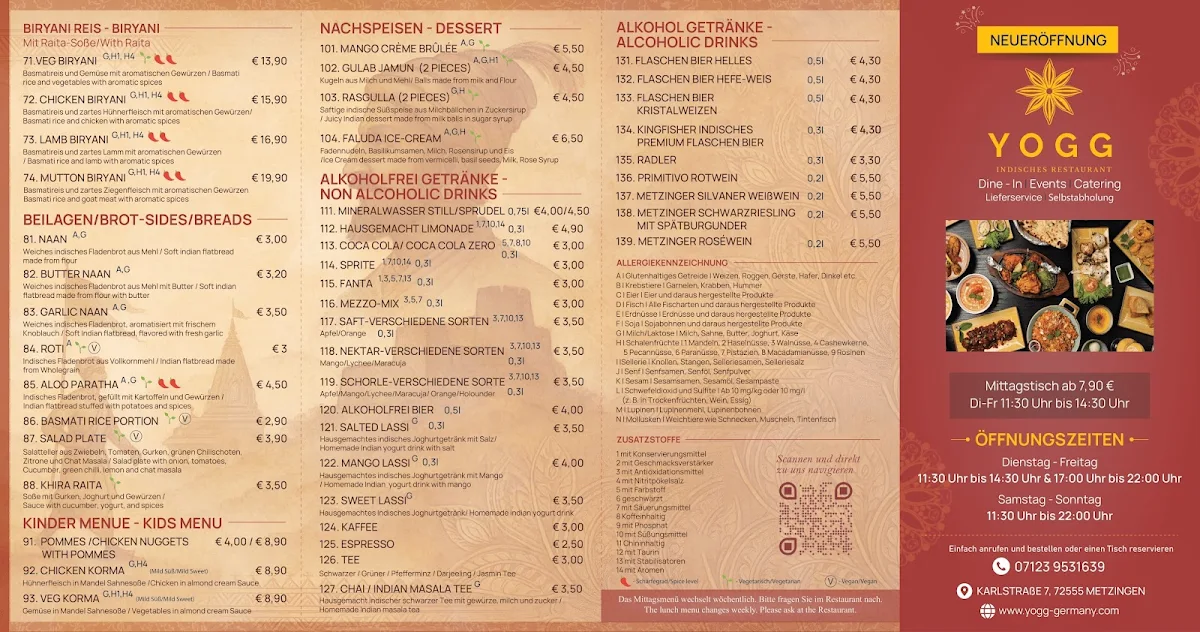 Speisekarte photo 2