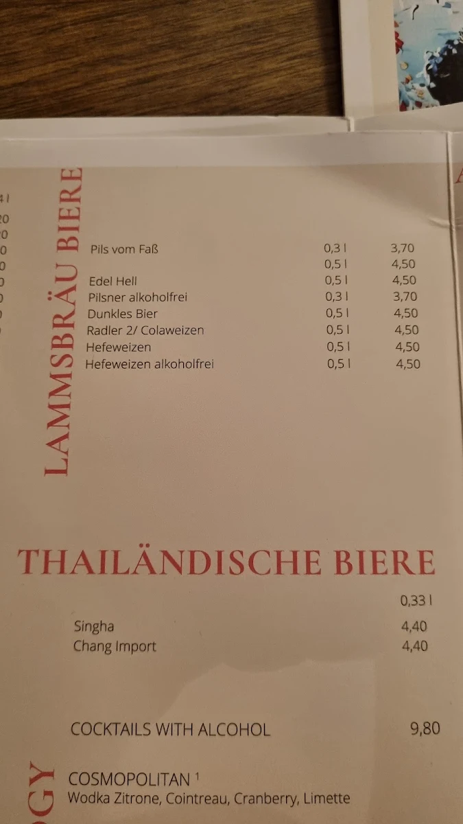 Speisekarte photo 5