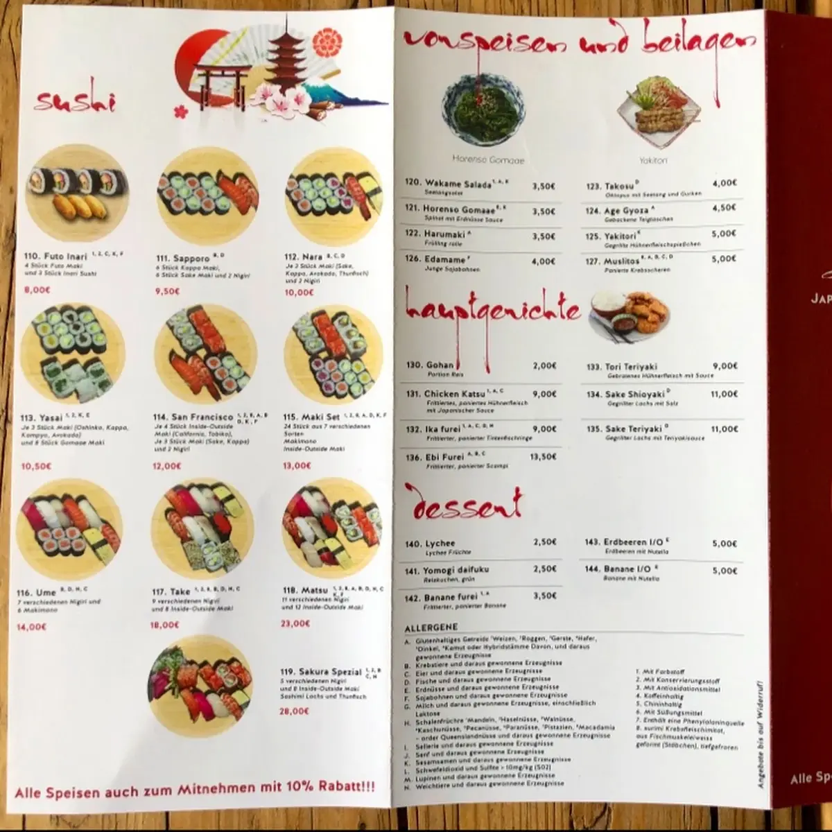 Speisekarte photo 2