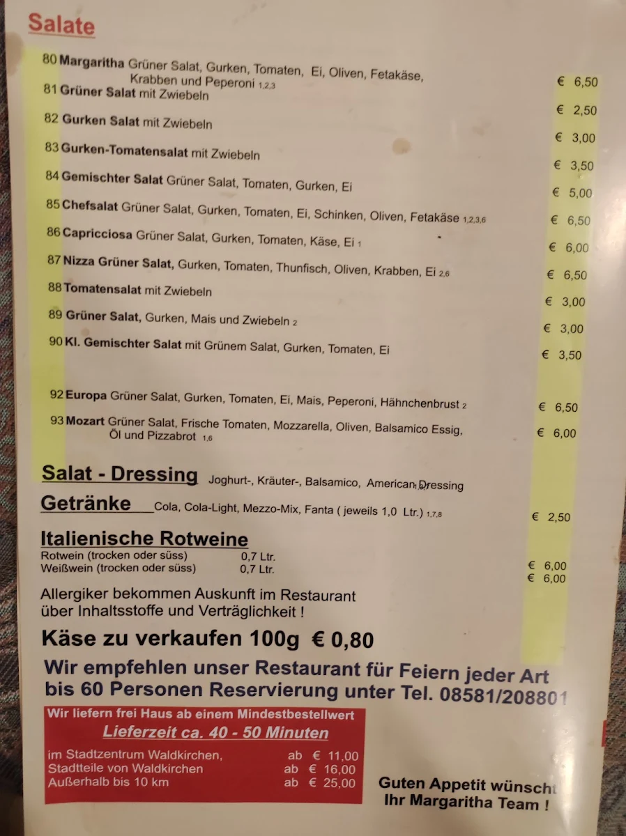 Speisekarte photo 1