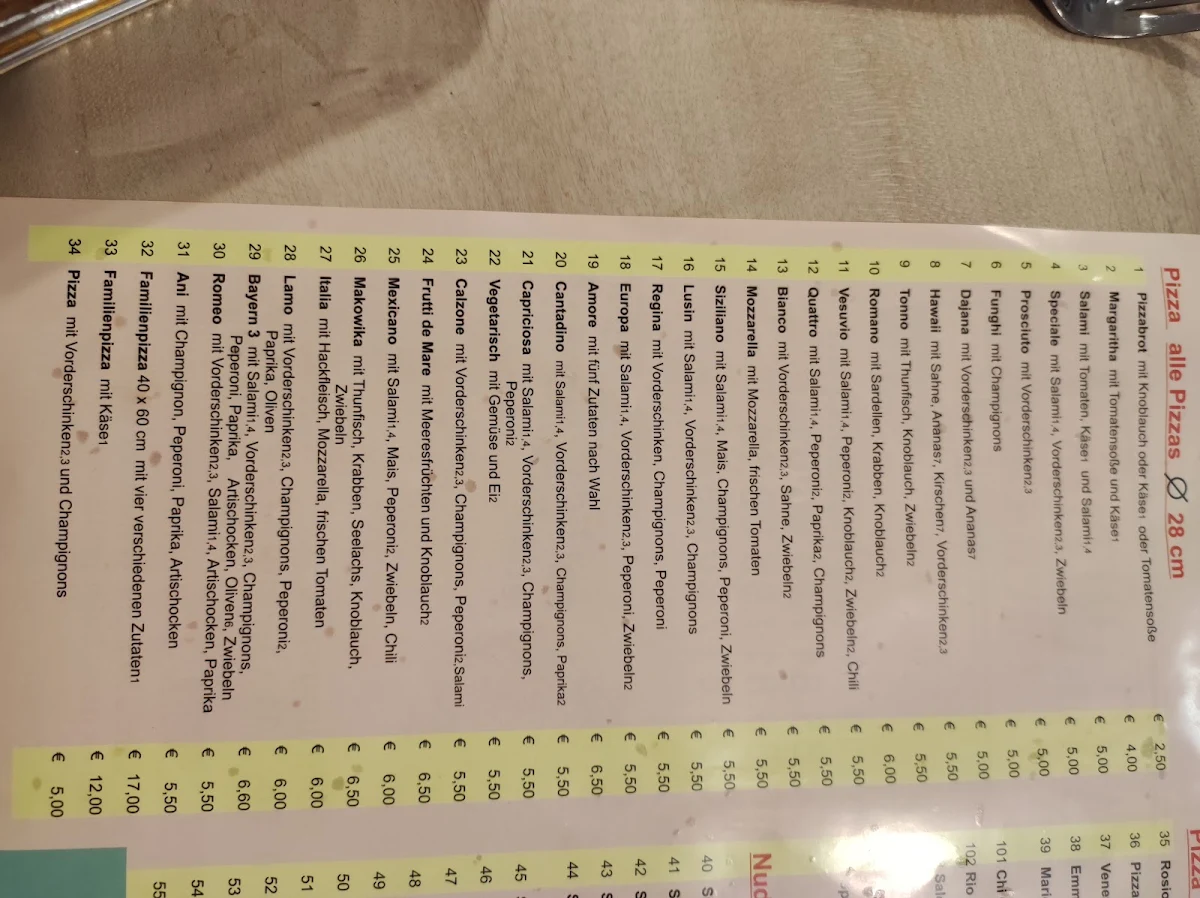 Speisekarte photo 8