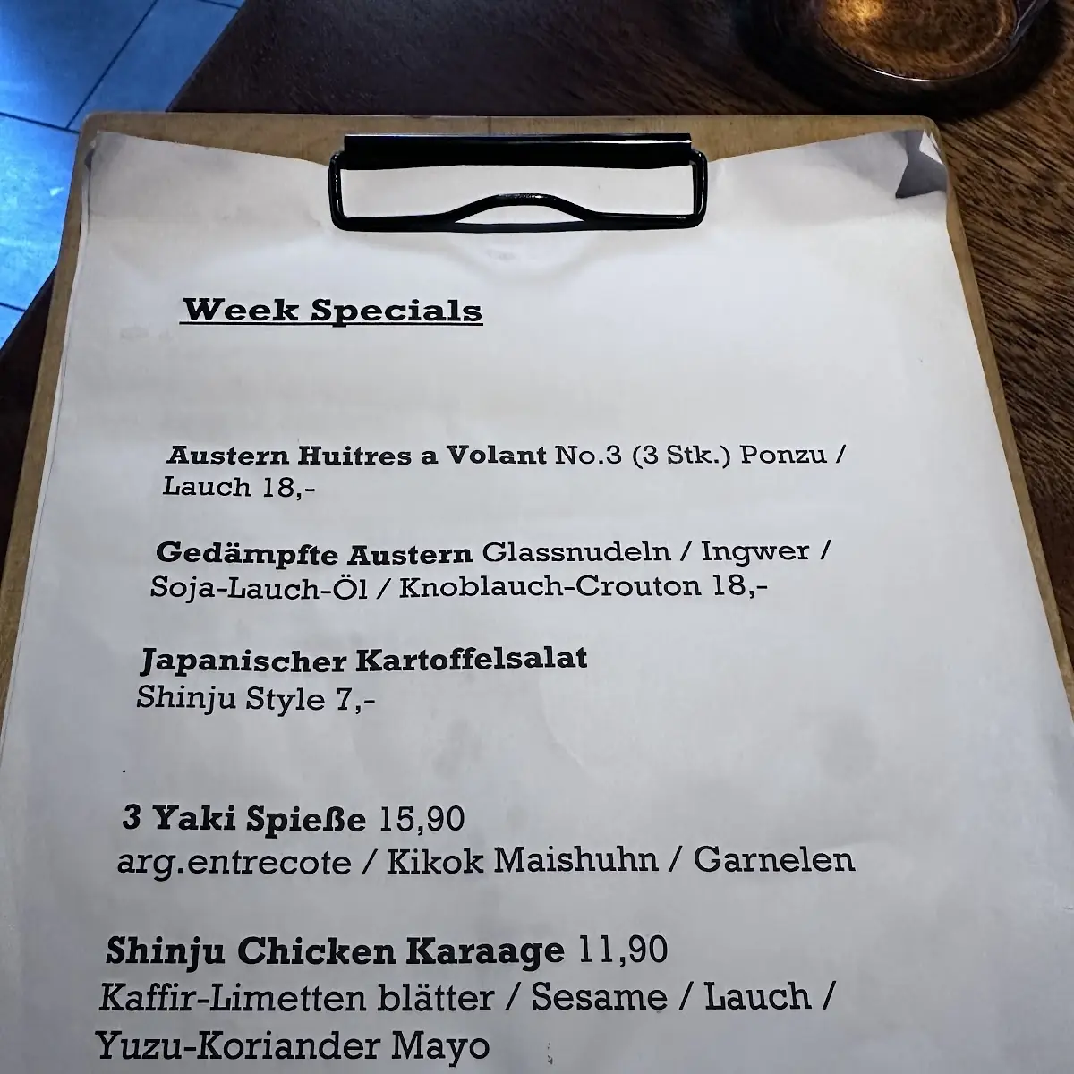 Speisekarte photo 3