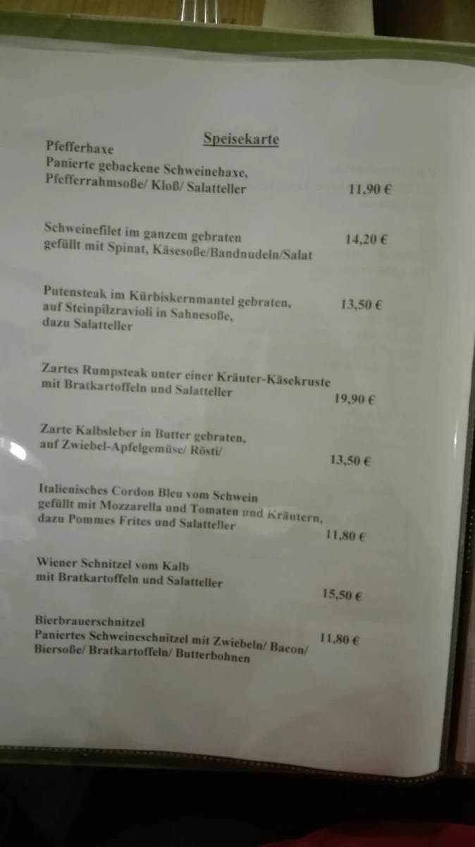 Speisekarte photo 3