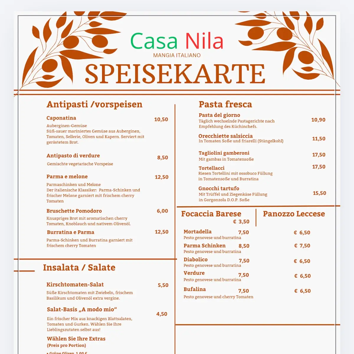 Speisekarte photo 1