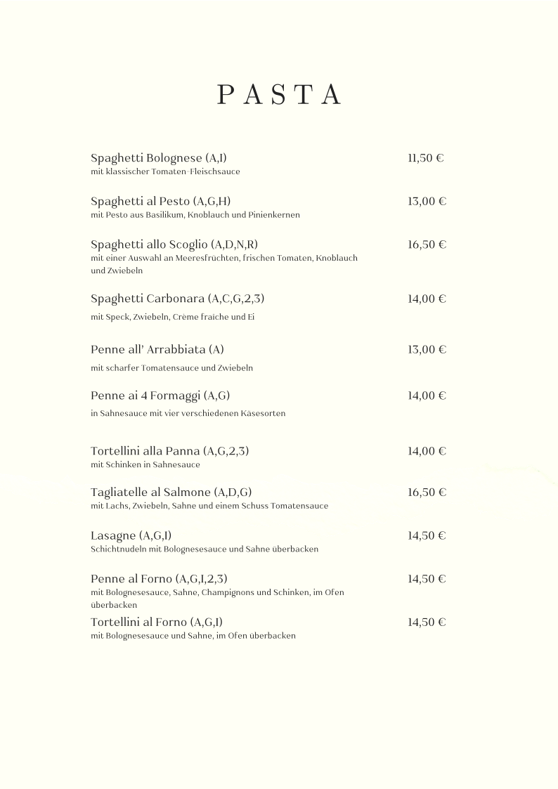 Speisekarte photo 5