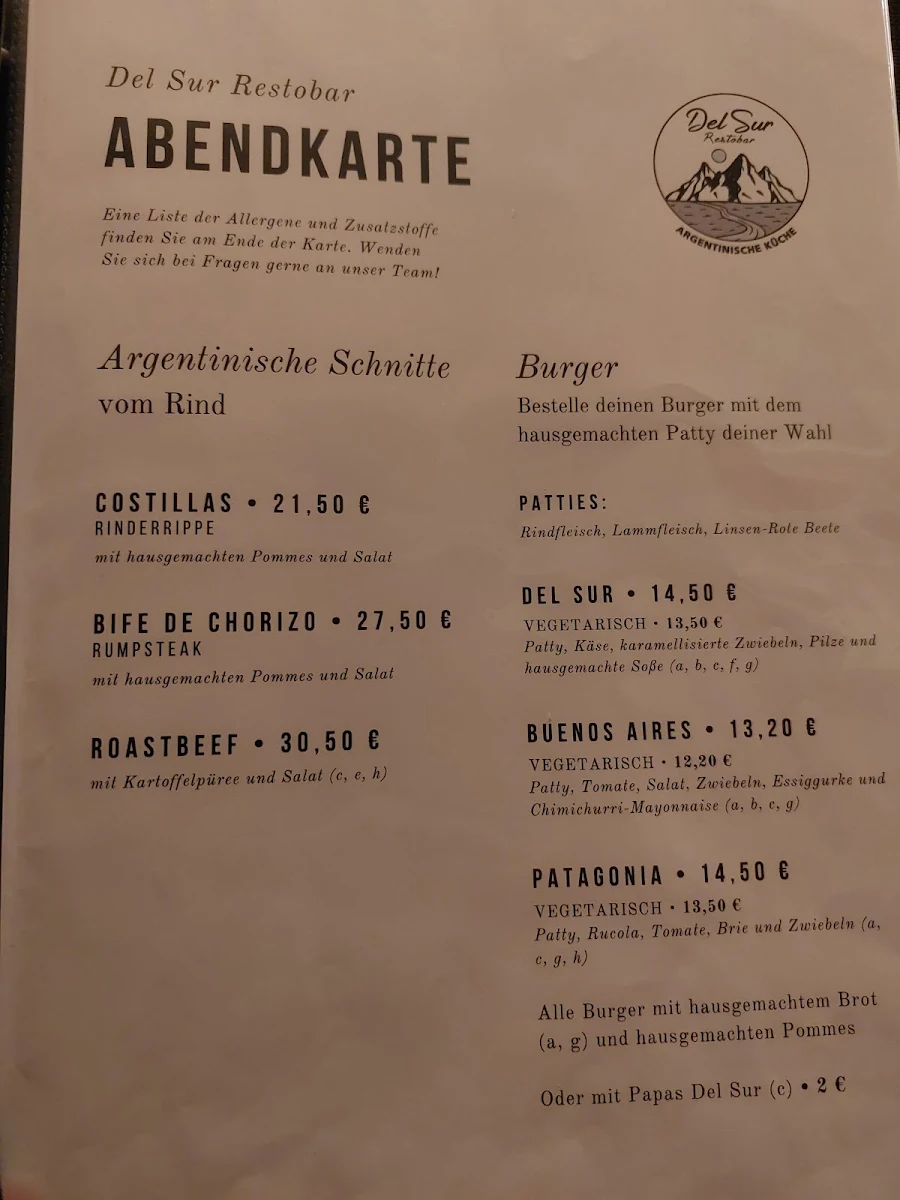 Speisekarte photo 2