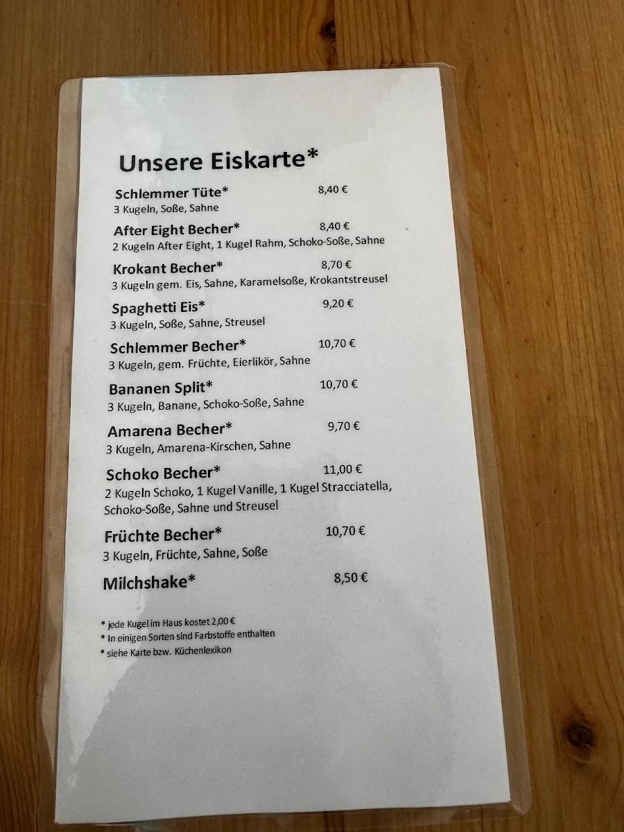 Speisekarte photo 1