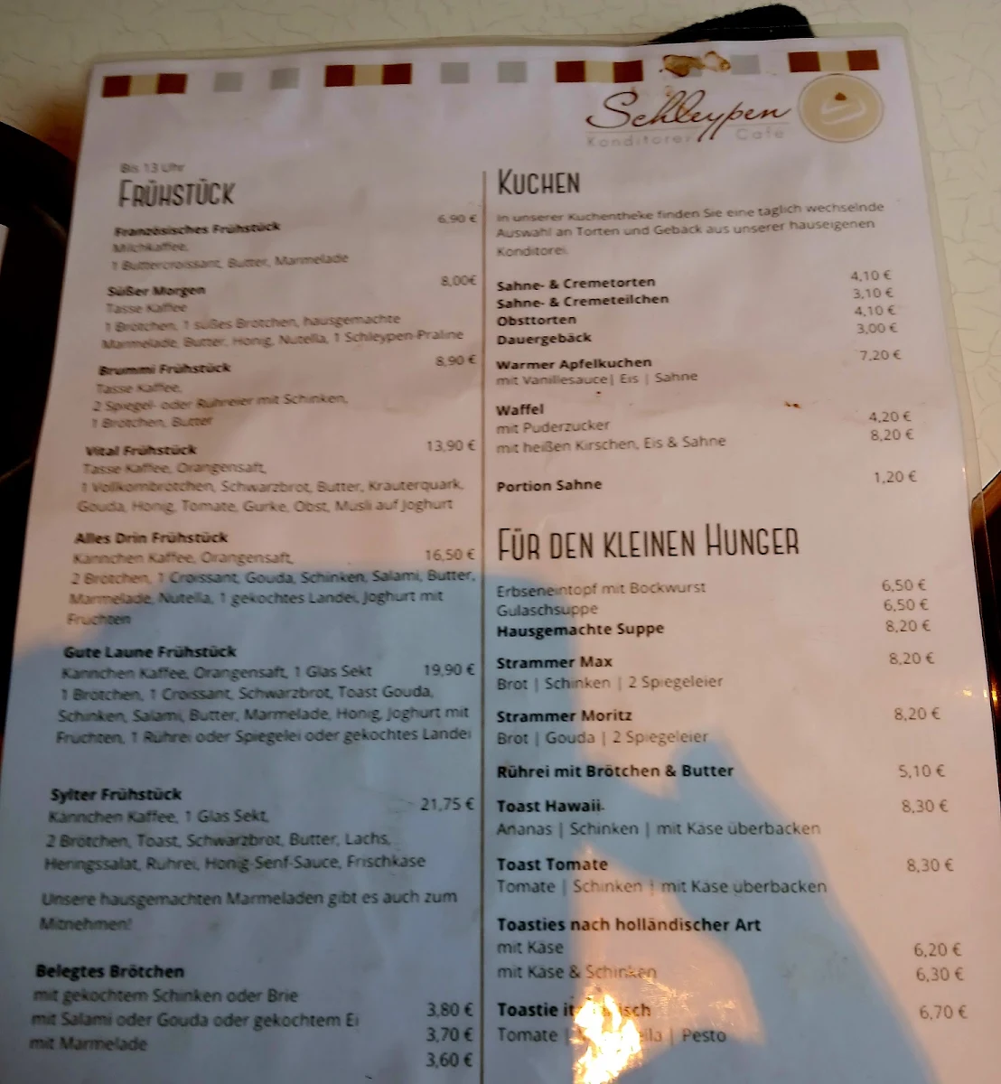 Speisekarte photo 1