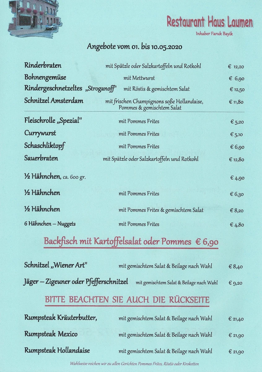 Speisekarte photo 1