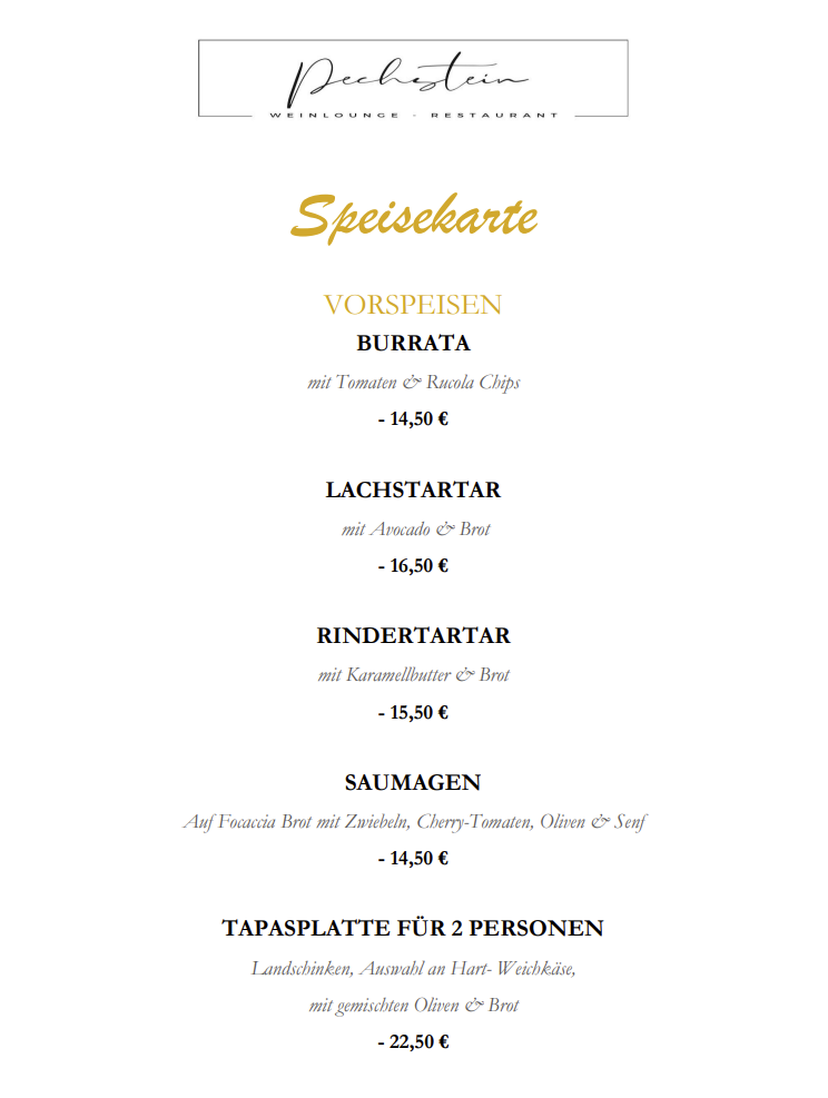 Speisekarte photo 5
