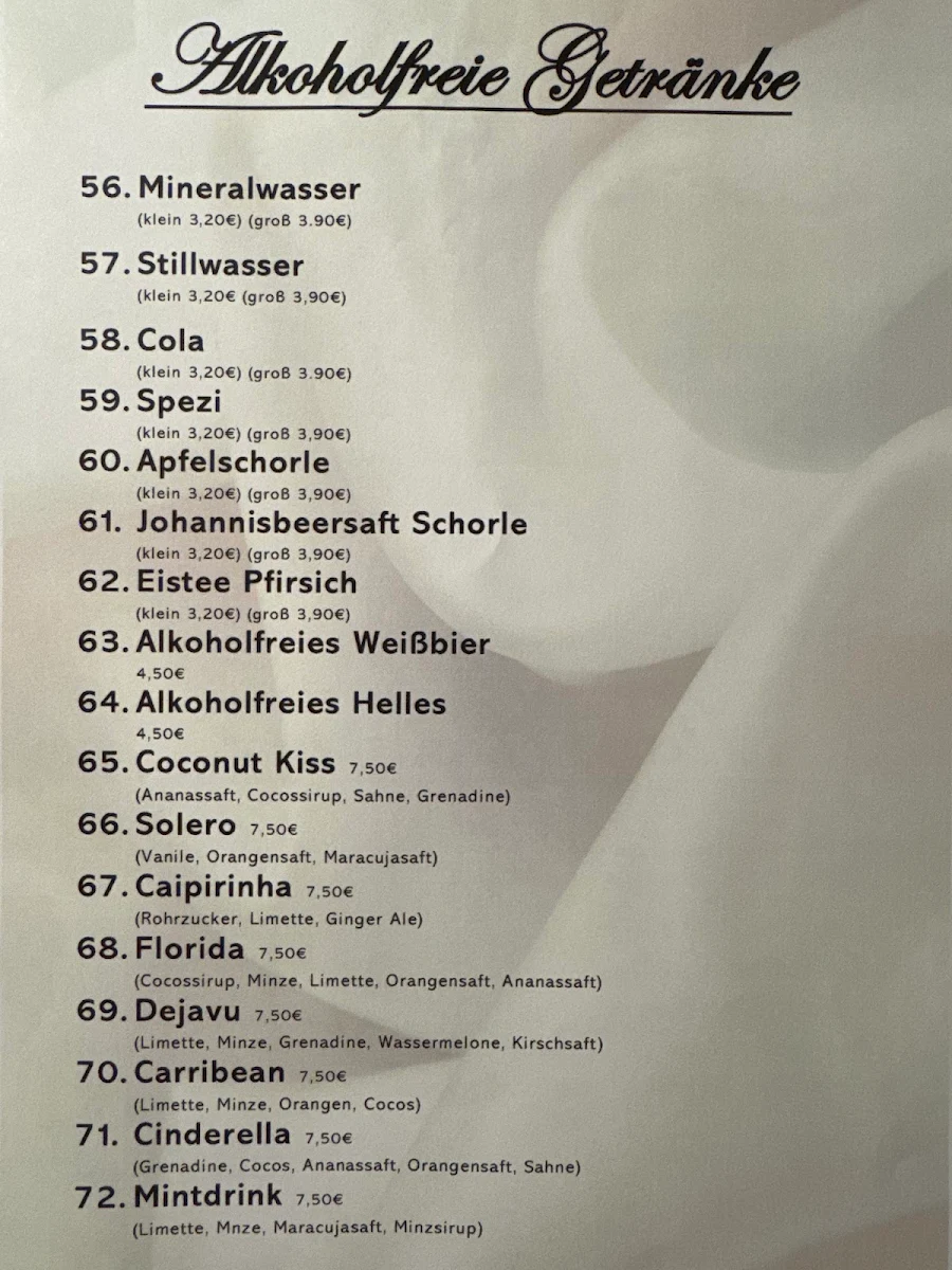 Speisekarte photo 2