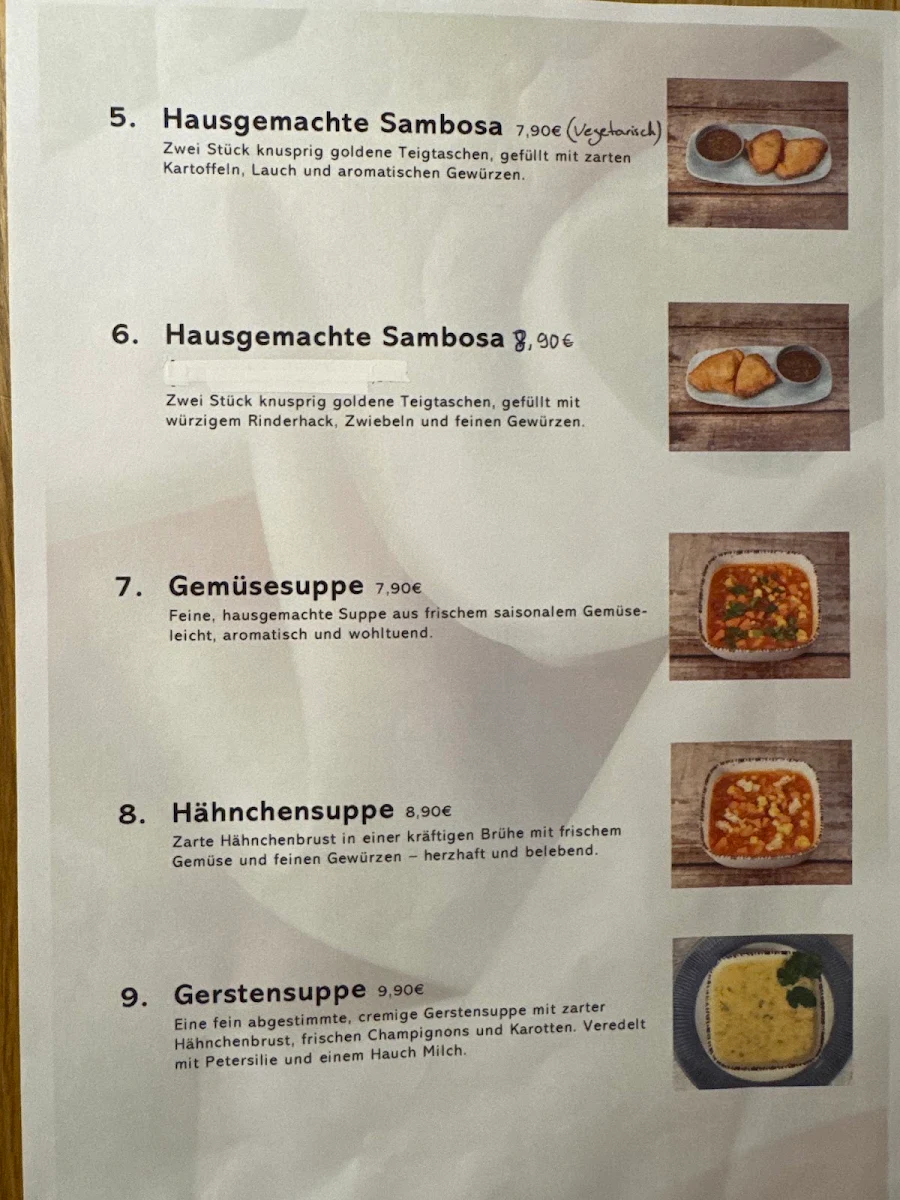 Speisekarte photo 3
