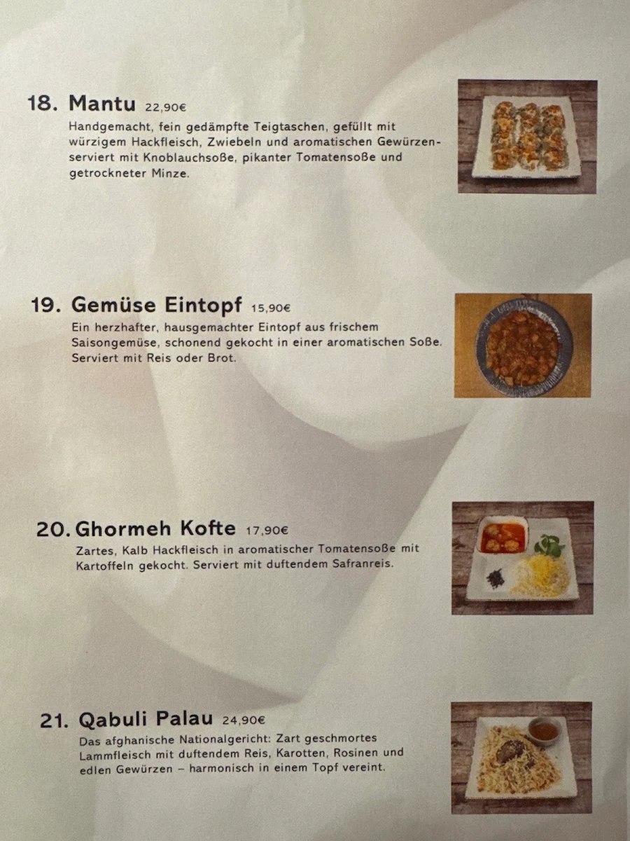 Speisekarte photo 4