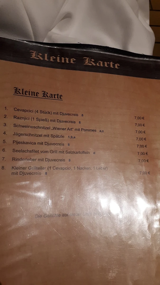 Speisekarte photo 2