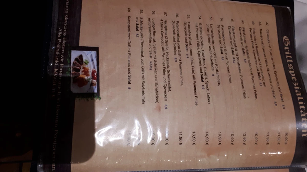 Speisekarte photo 3