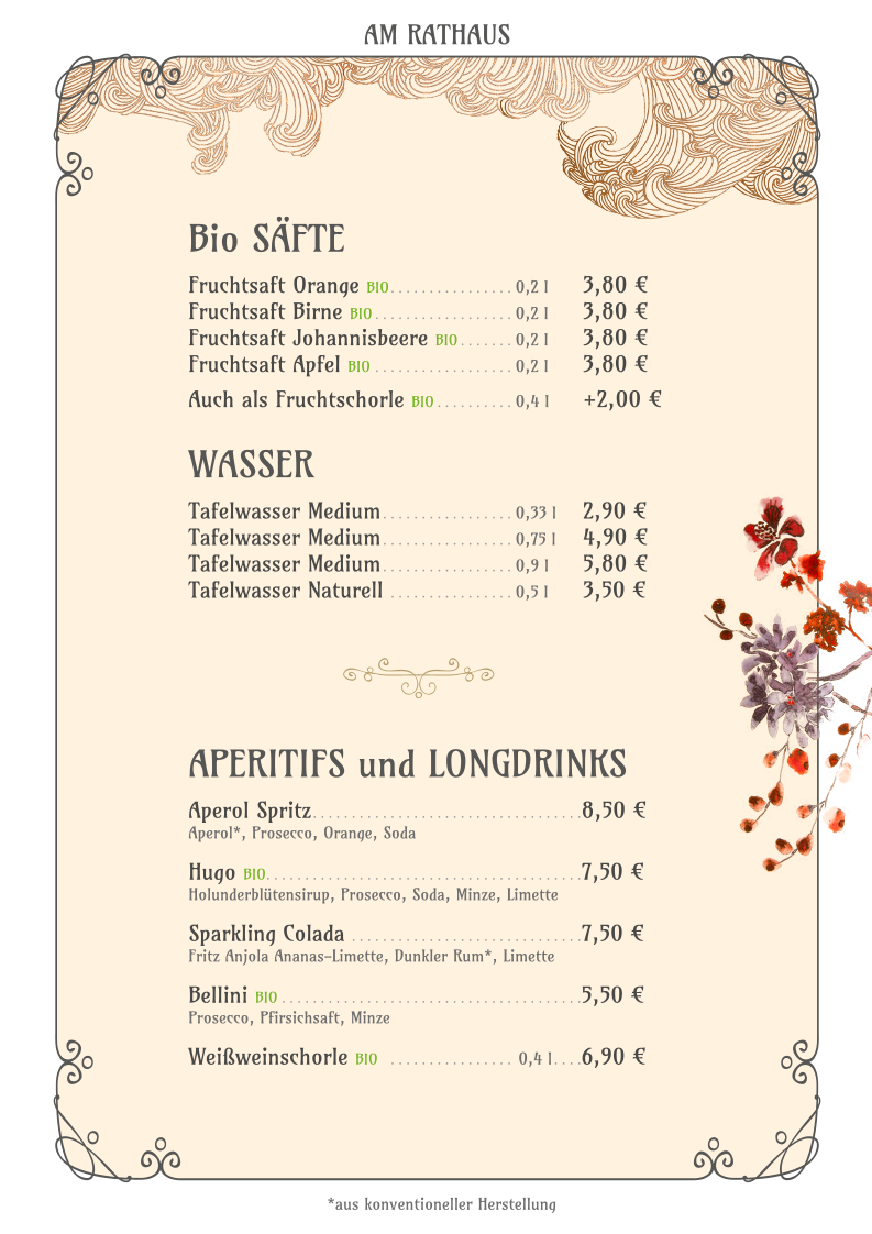 Speisekarte photo 5