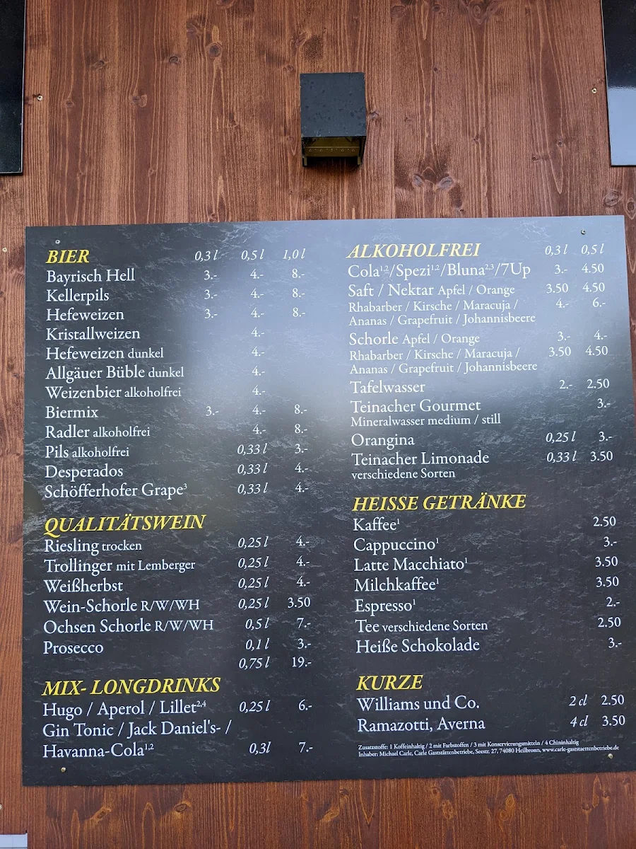 Speisekarte photo 3