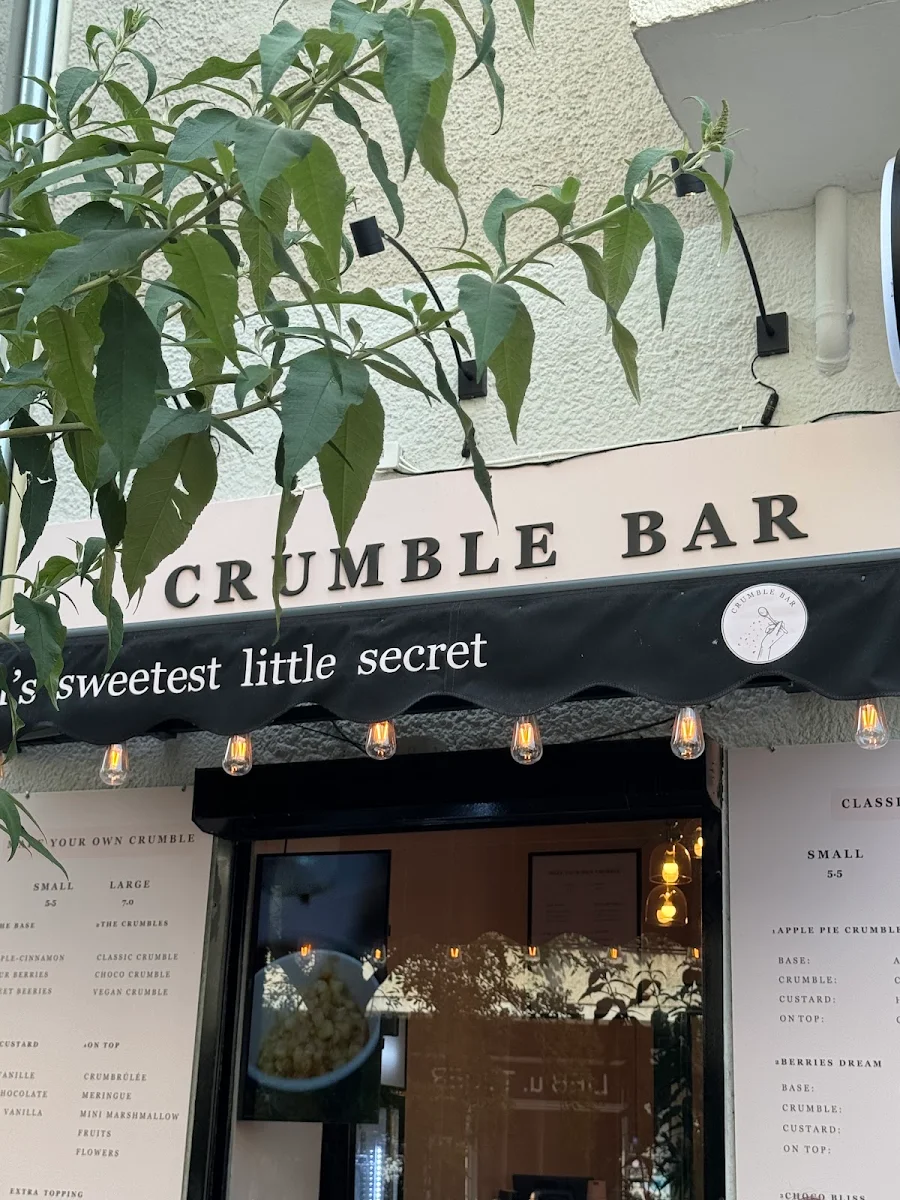 Speisekarte, CRUMBLE BAR