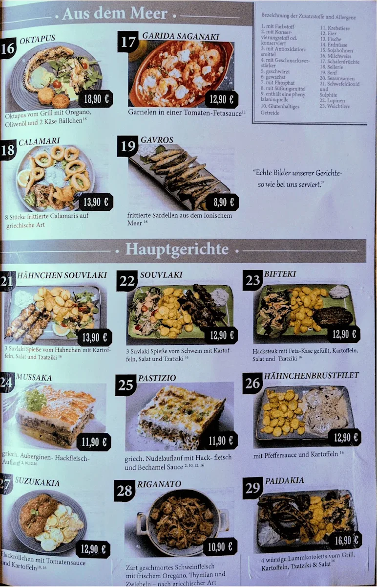 Speisekarte photo 2