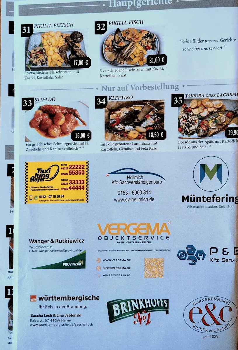 Speisekarte photo 3