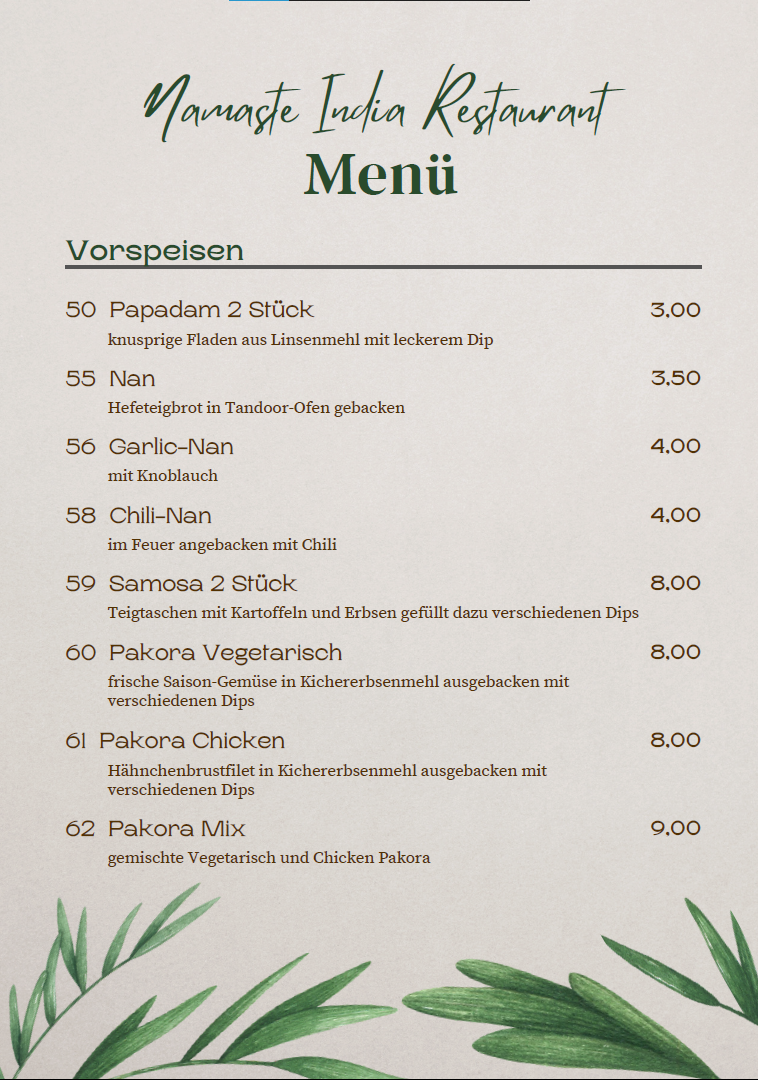 Speisekarte photo 8