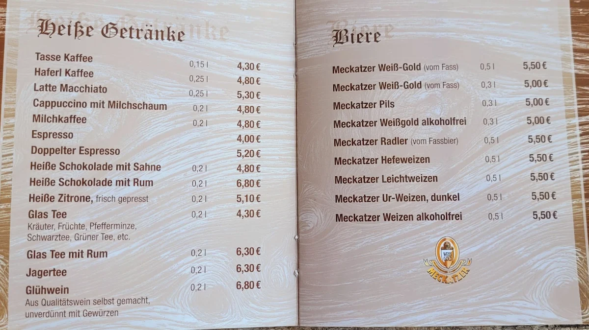 Speisekarte photo 2