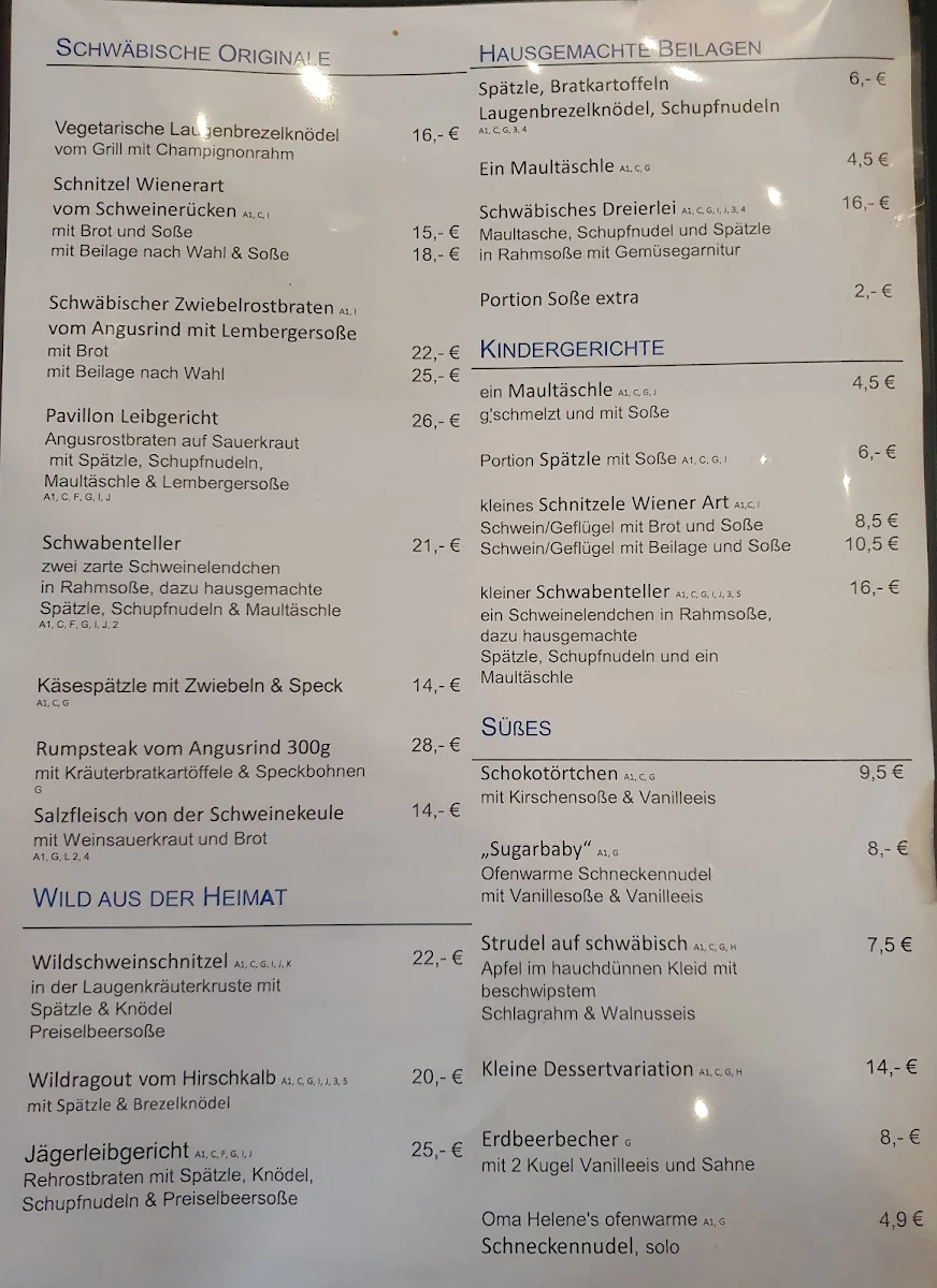 Speisekarte photo 2