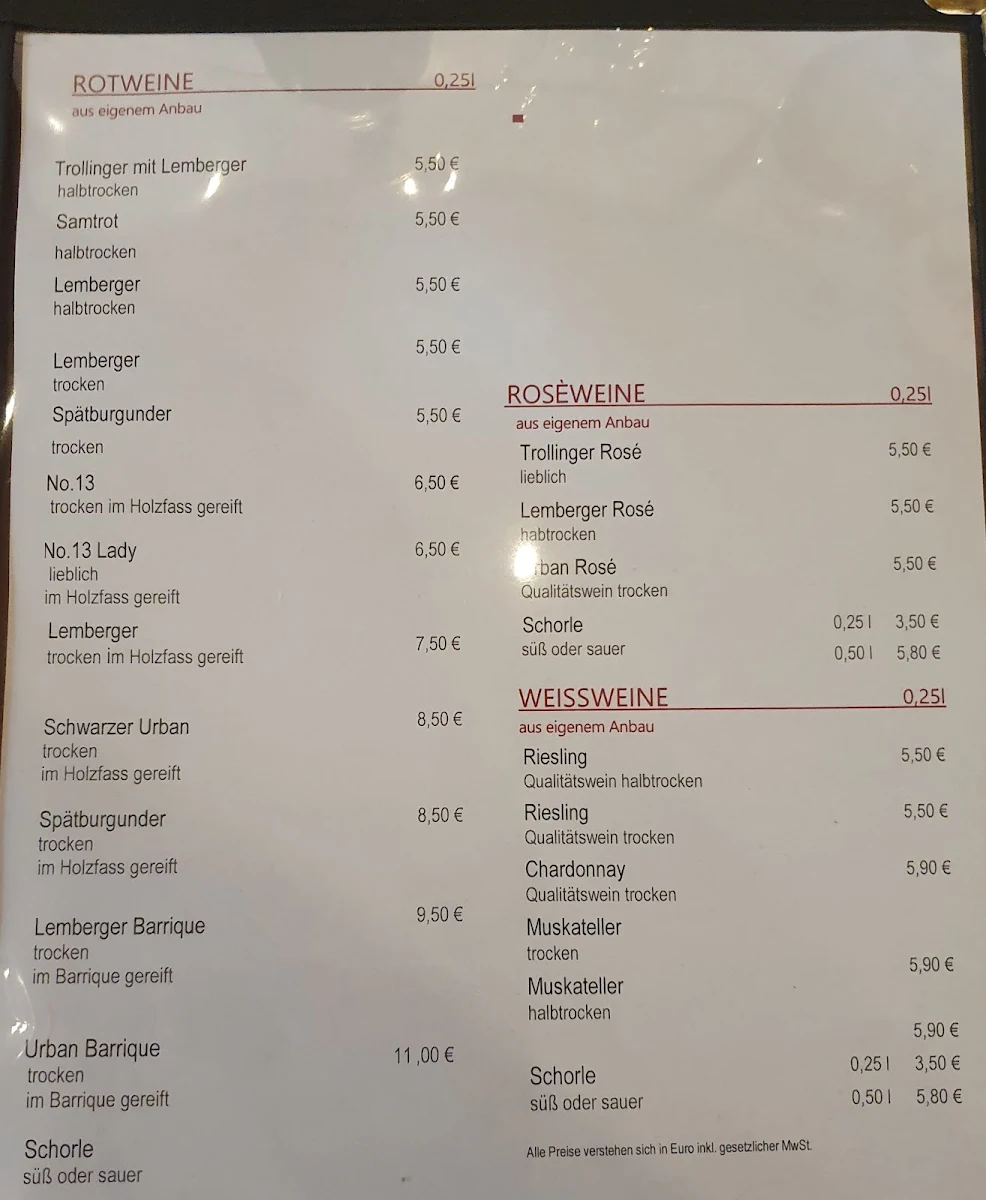 Speisekarte photo 3