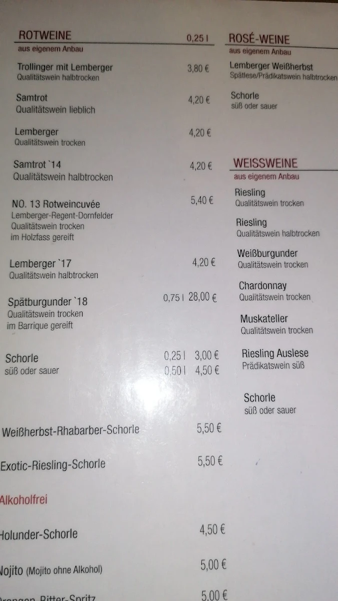 Speisekarte photo 8