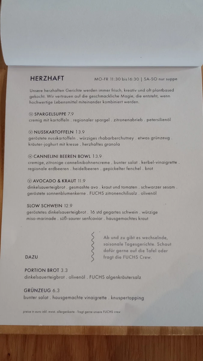 Speisekarte photo 1
