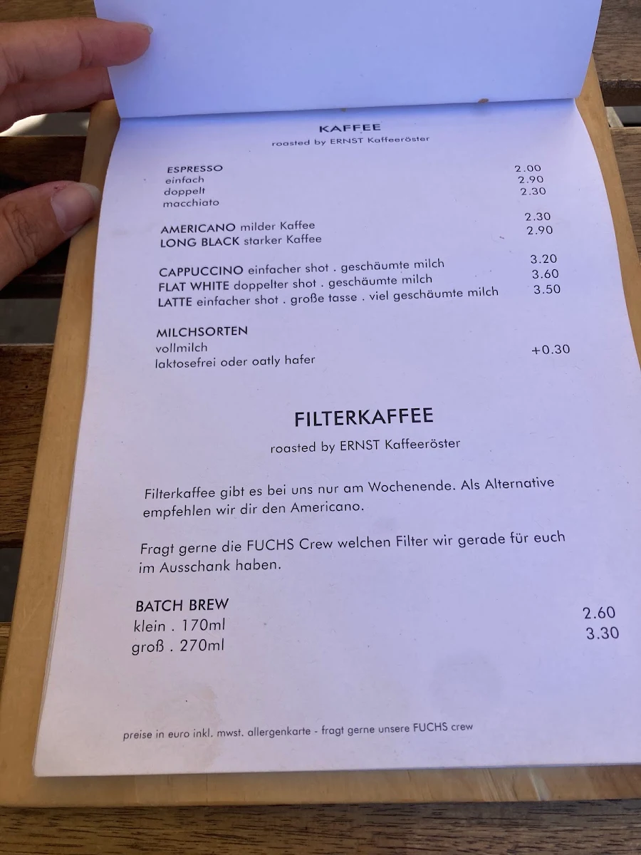 Speisekarte photo 2