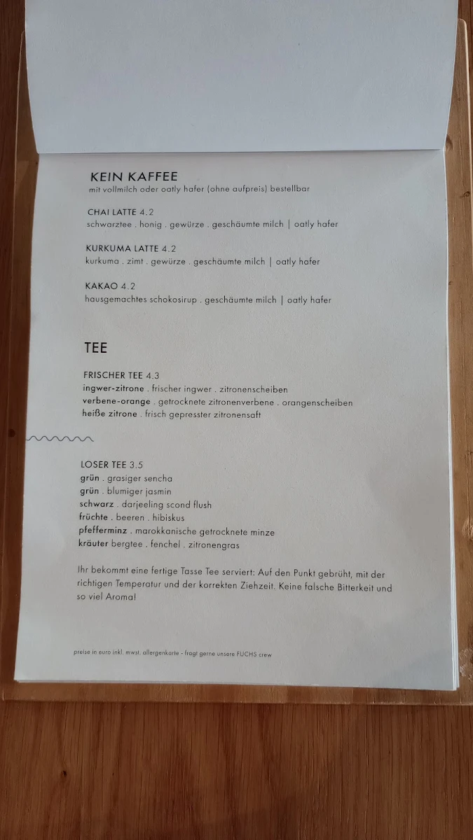 Speisekarte photo 3