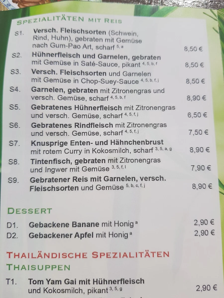 Speisekarte photo 2