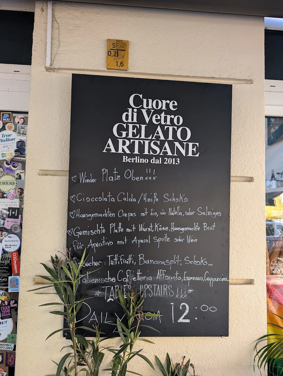 Speisekarte, Cuore di Vetro