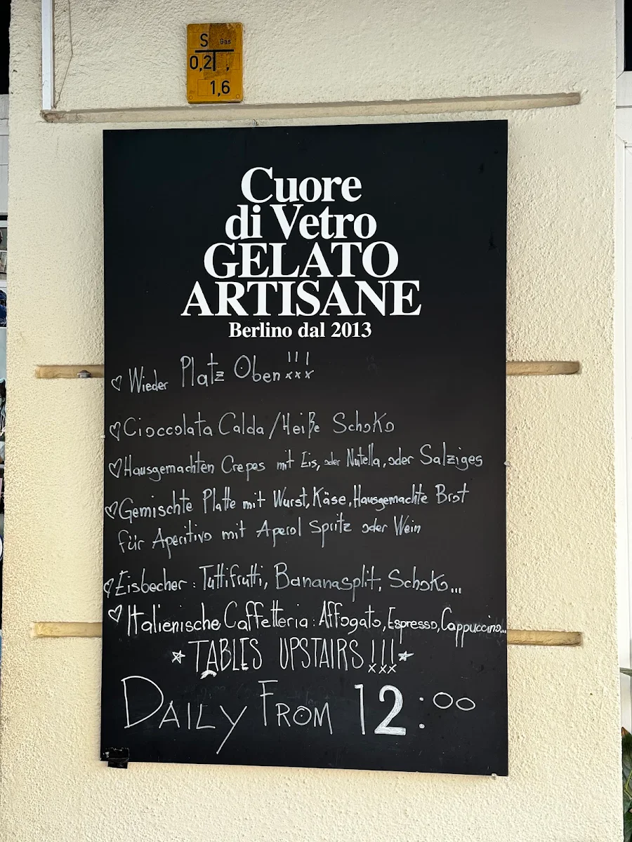 Speisekarte, Cuore di Vetro