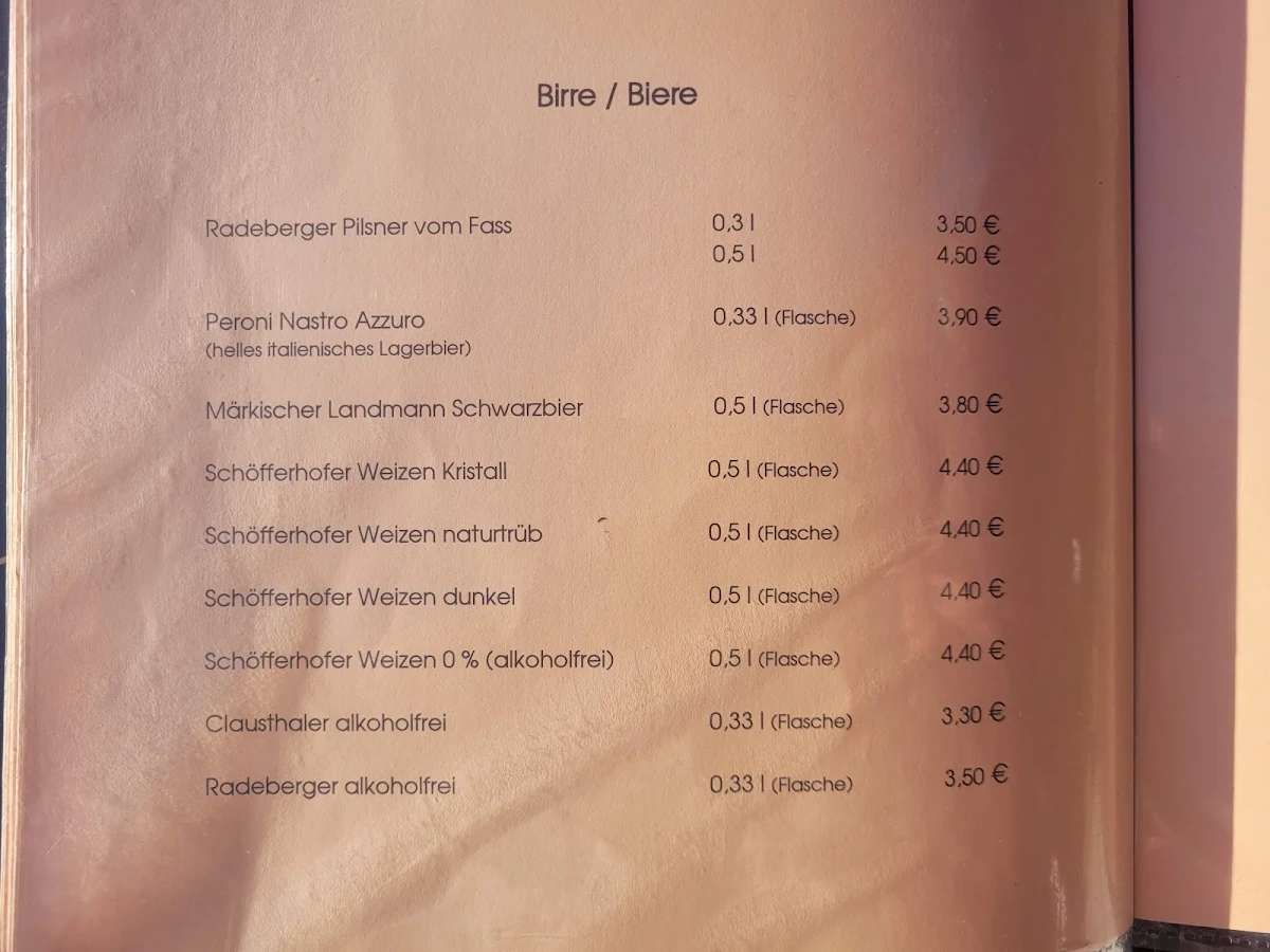 Speisekarte photo 2