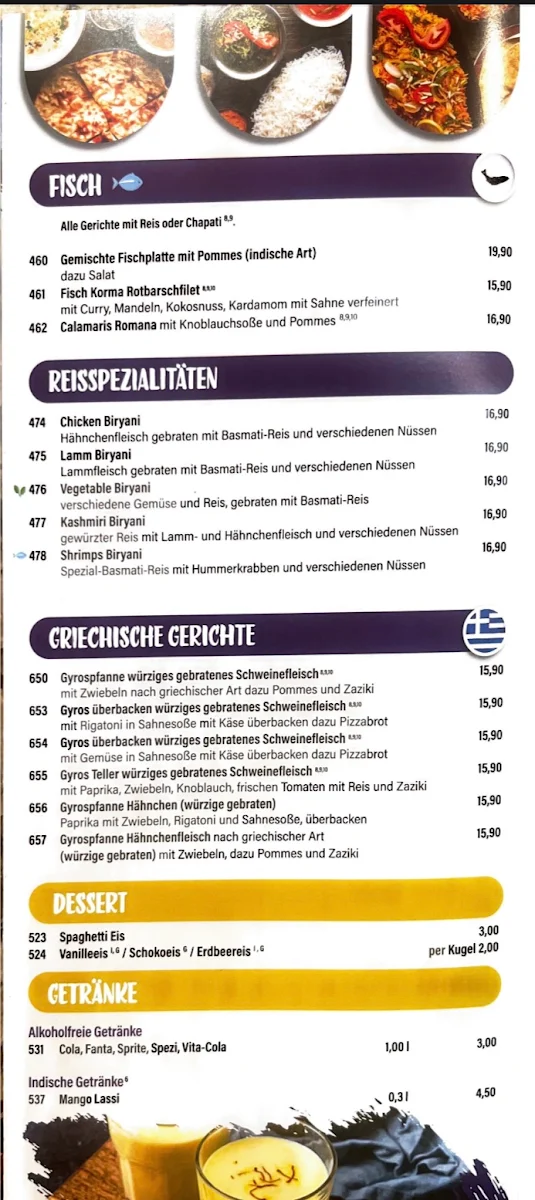 Speisekarte photo 2
