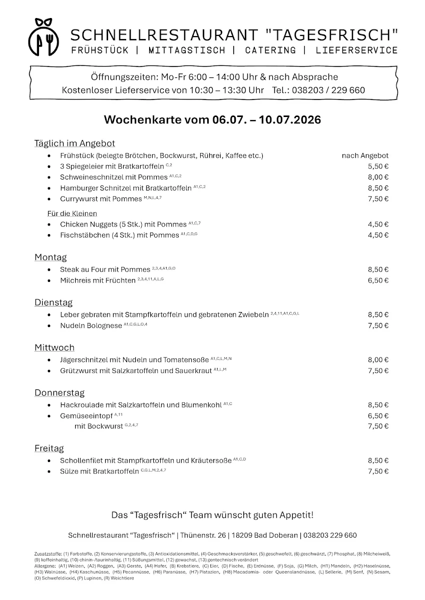 Speisekarte photo 1