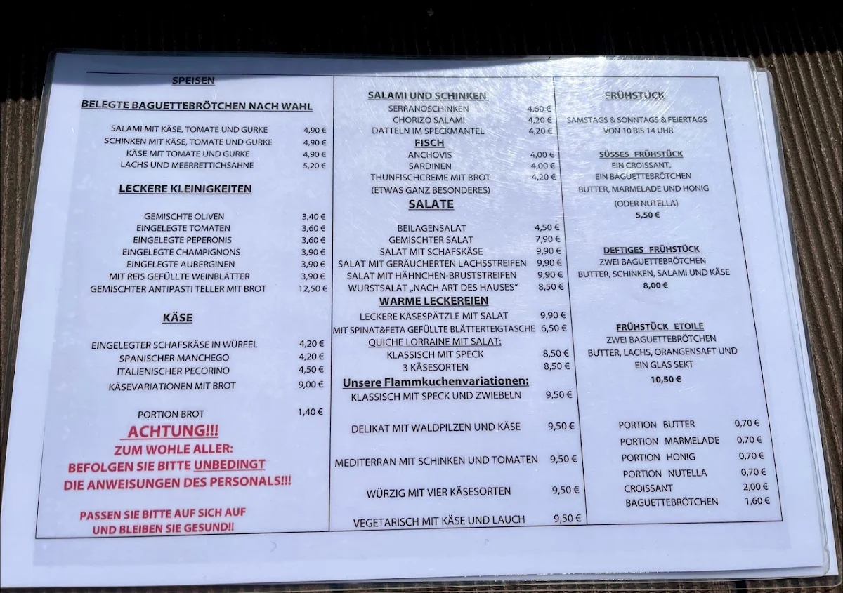 Speisekarte photo 2