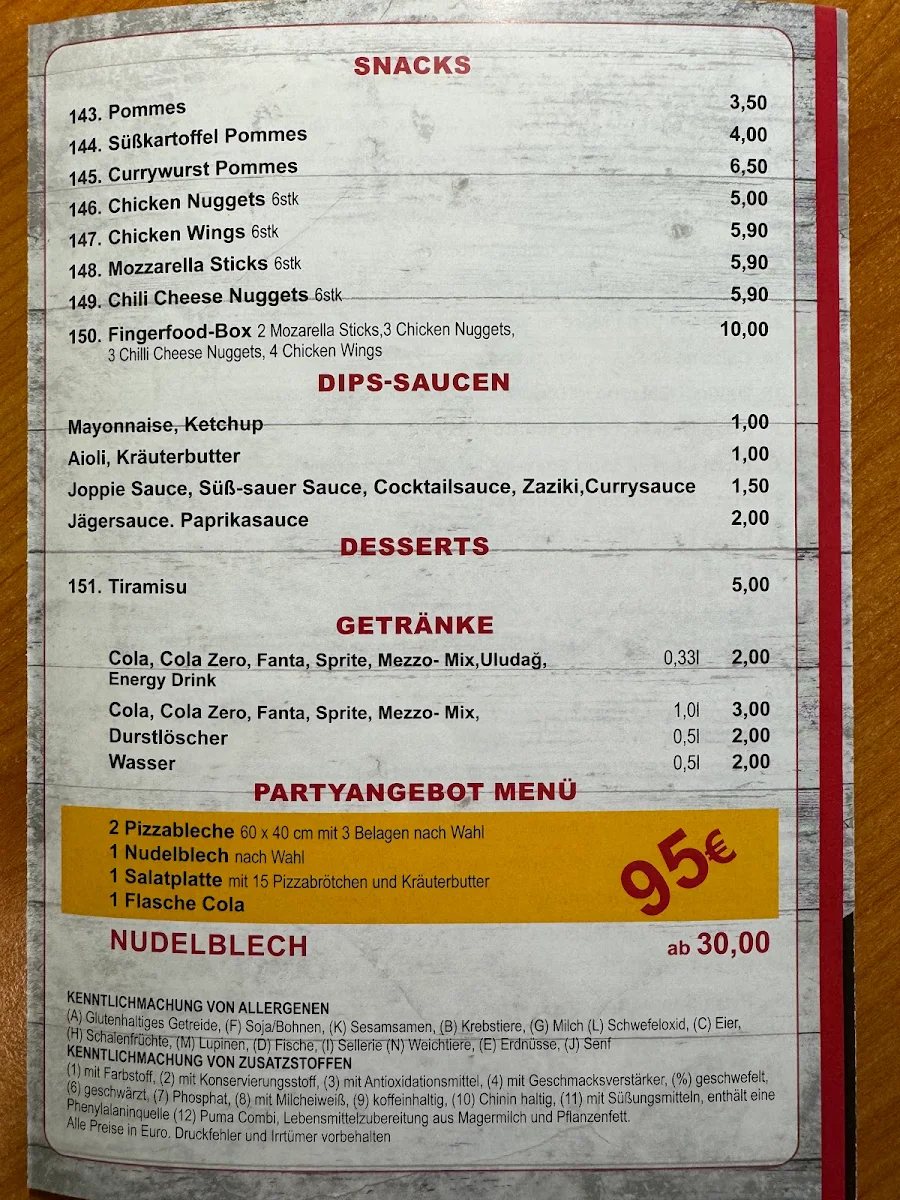 Speisekarte photo 2