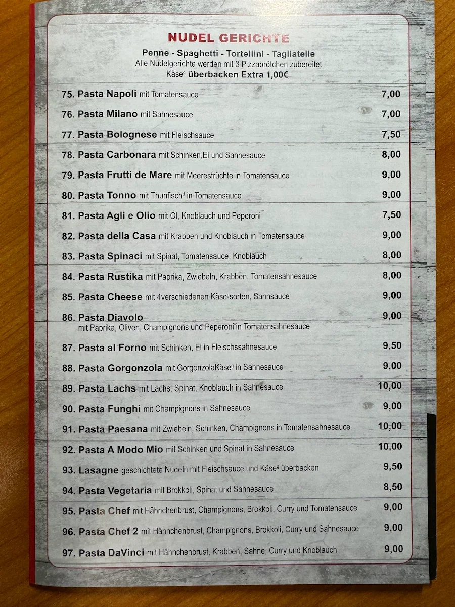 Speisekarte photo 3