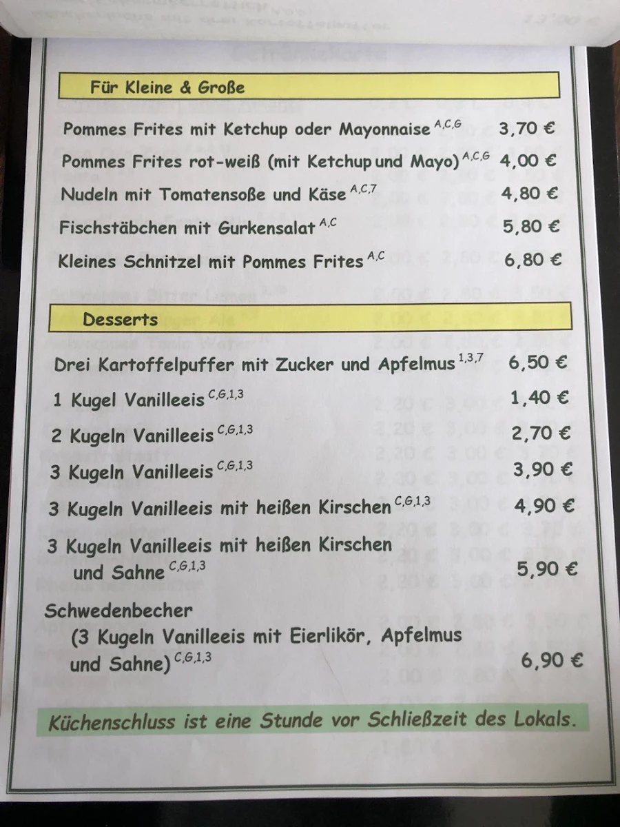 Speisekarte photo 2