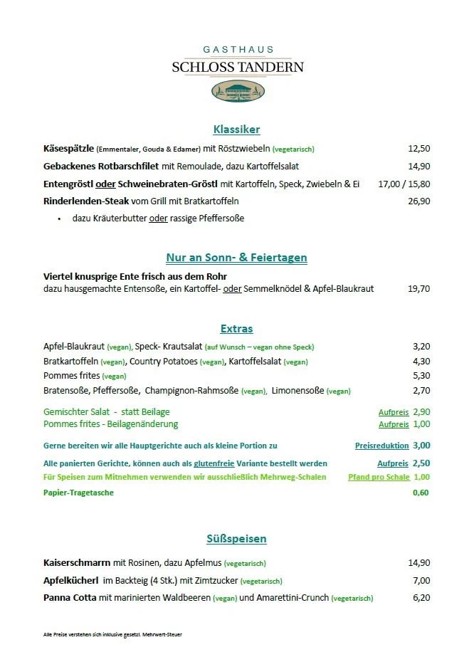 Speisekarte photo 3