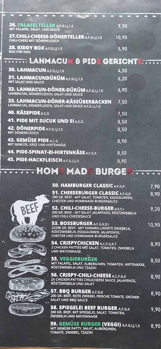 Speisekarte photo 2
