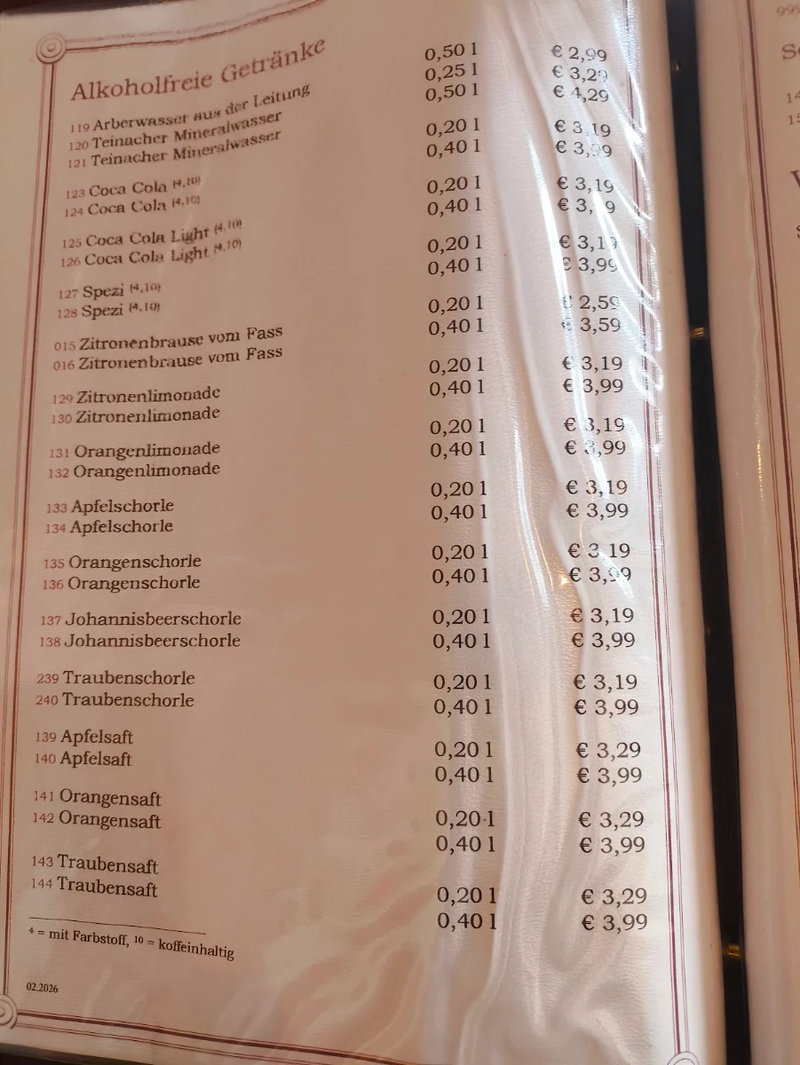 Speisekarte photo 8