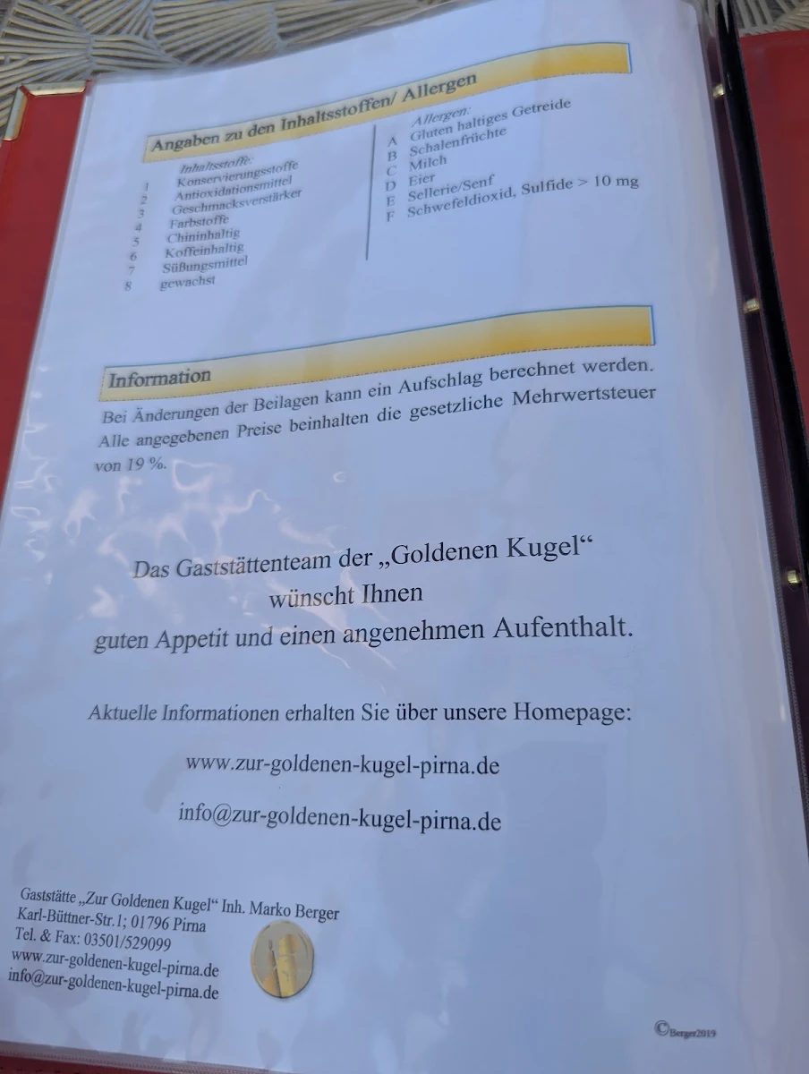 Speisekarte photo 9