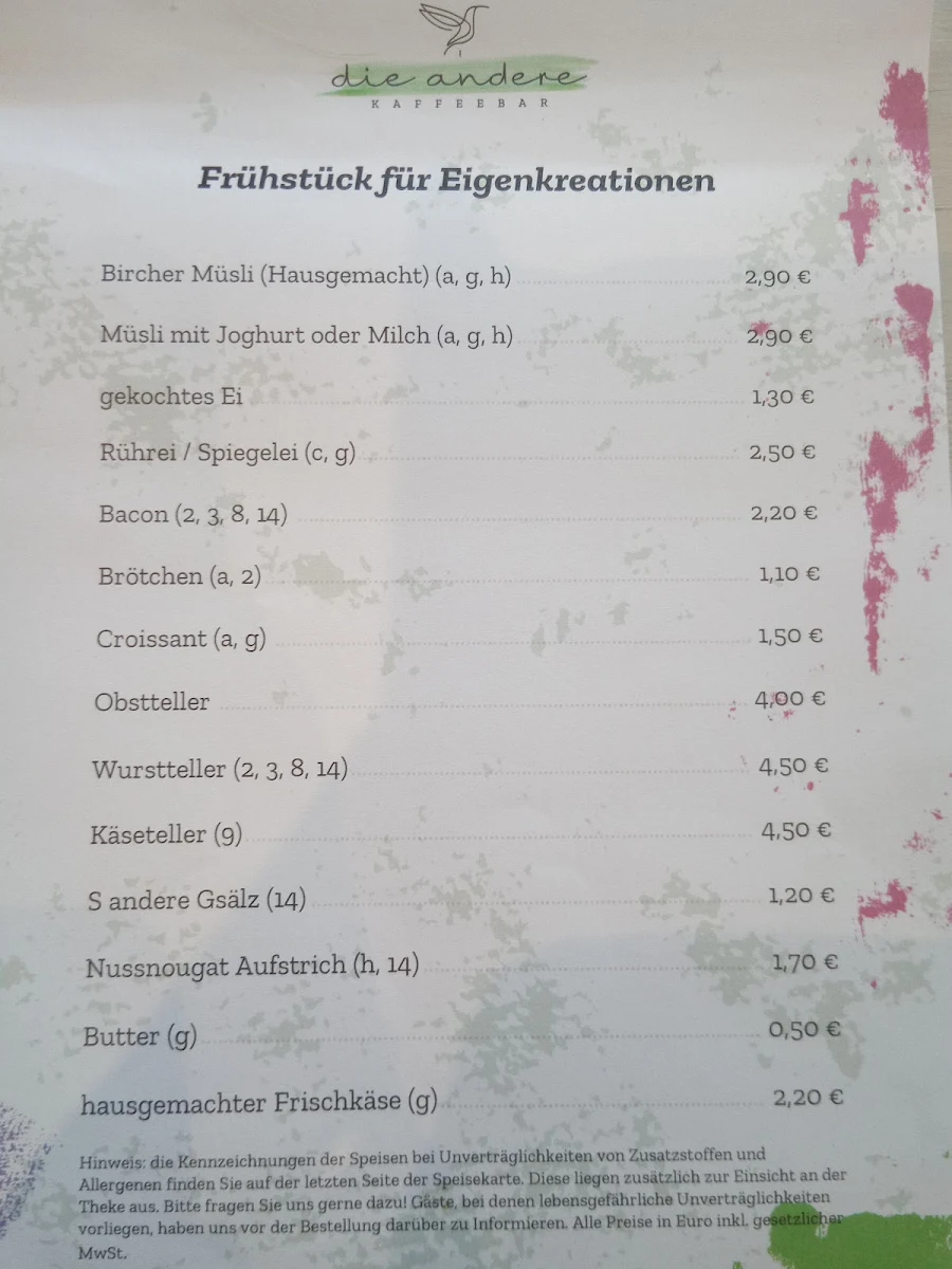 Speisekarte photo 7