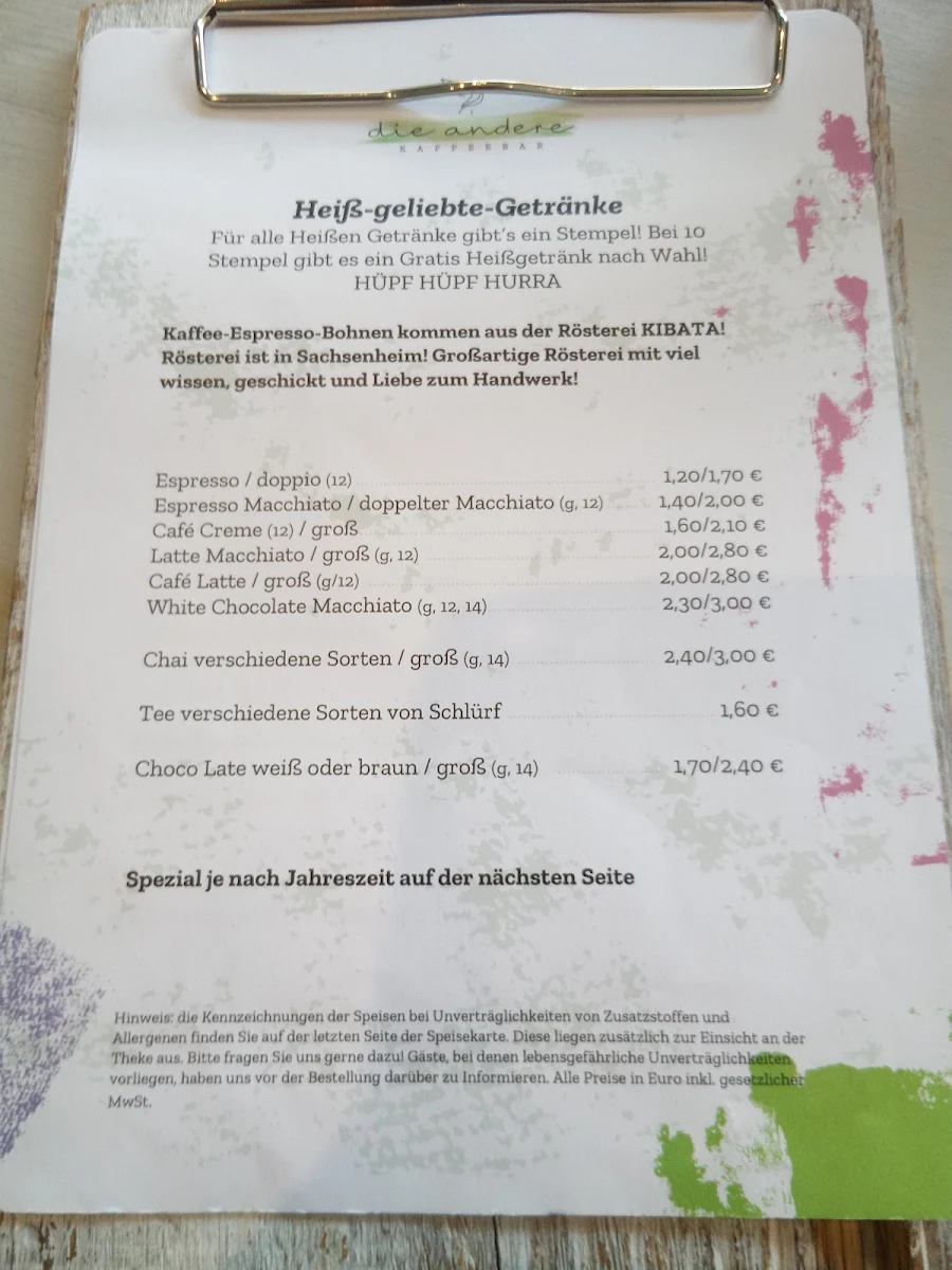 Speisekarte photo 8