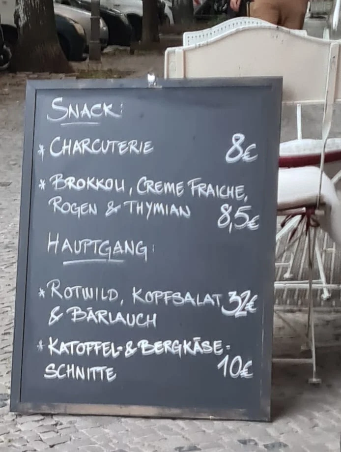 Speisekarte, Feed the Pony