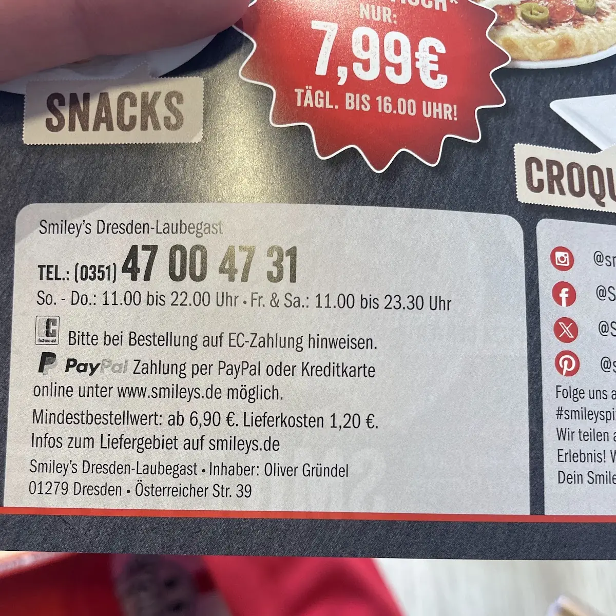 Speisekarte photo 1
